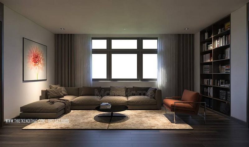 Xu hướng thiết kế đơn giản tạo cảm giác nhẹ nhàng và thoái mái cho phòng khách nhà bạn.